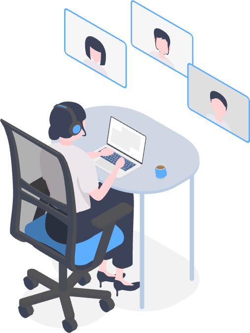 ヒアリングのイラスト